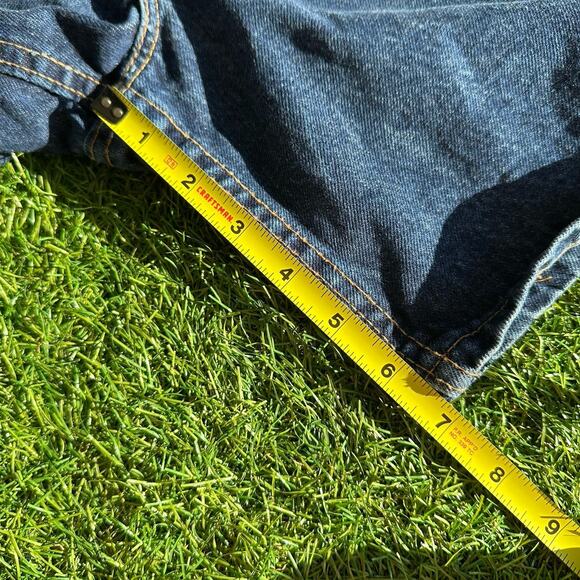 Vintage Levis 550 Jeans Shorts Size 32 JR 11 Relaxed Fit Denim Mid-Rise USA Made - Picture 13 of 13